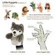 Folkmanis Little Wolf 3160 View 5