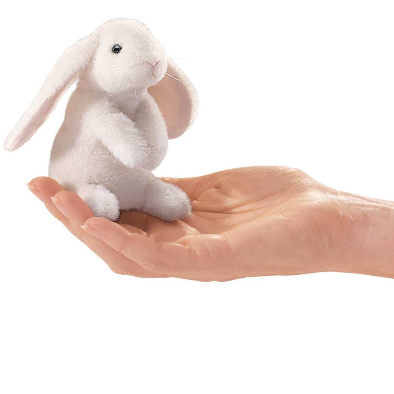 Mini Lop Eared Rabbit Finger Puppet Folkmanis