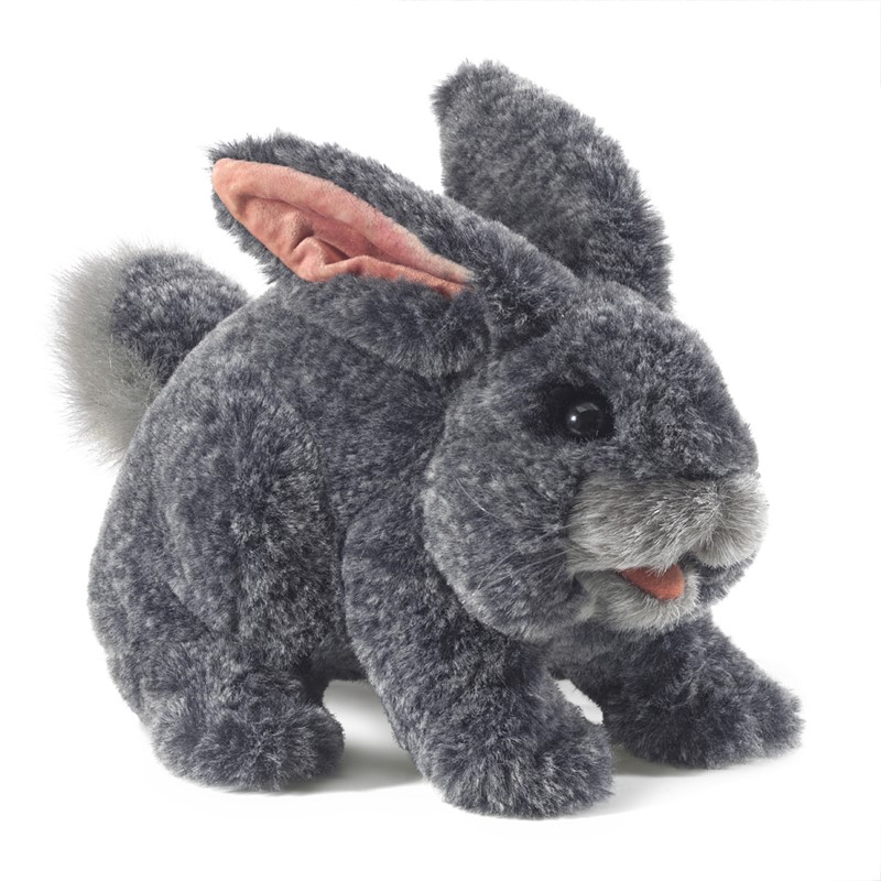Gray Bunny Rabbit Hand Puppet Folkmanis
